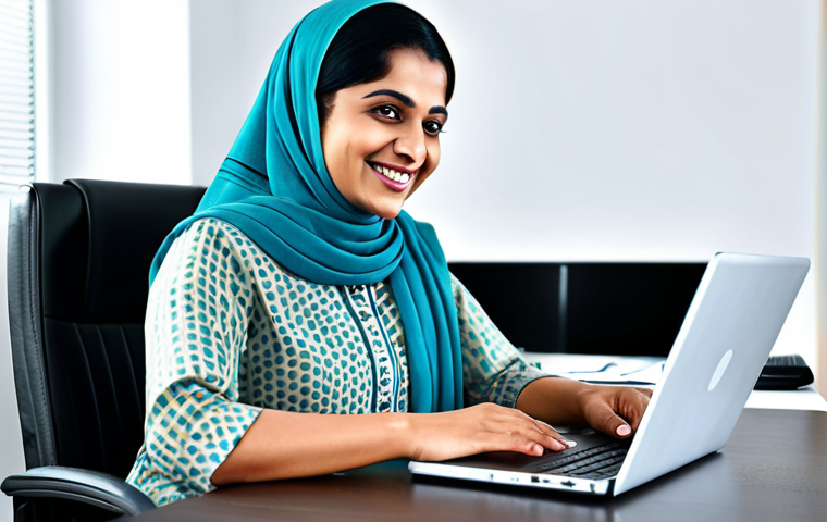 힌디어로 사업하기 - Registering a Business**

"A smiling, professional businesswoman in a modest salwar kameez, sitting ...