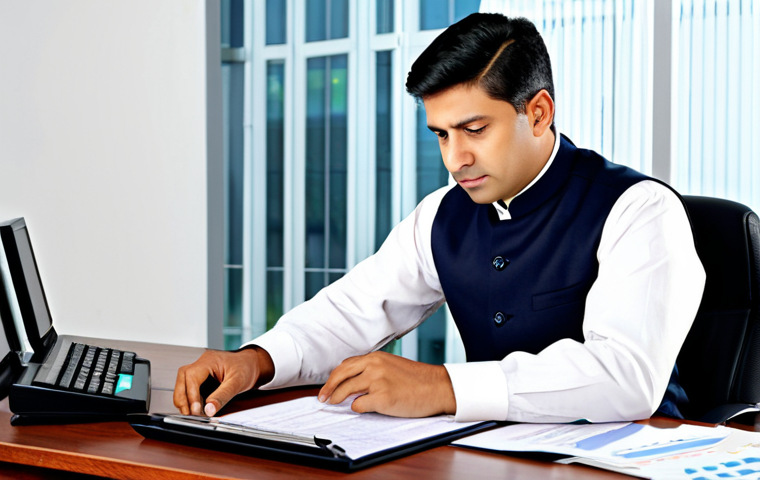 힌디어로 사업하기 - Registering a Business**

"A smiling, professional businesswoman in a modest salwar kameez, sitting ...