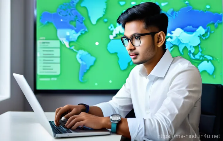 힌디어 초급자 학습법 - Image Prompt 1: The Global Professional Learning Hindi**